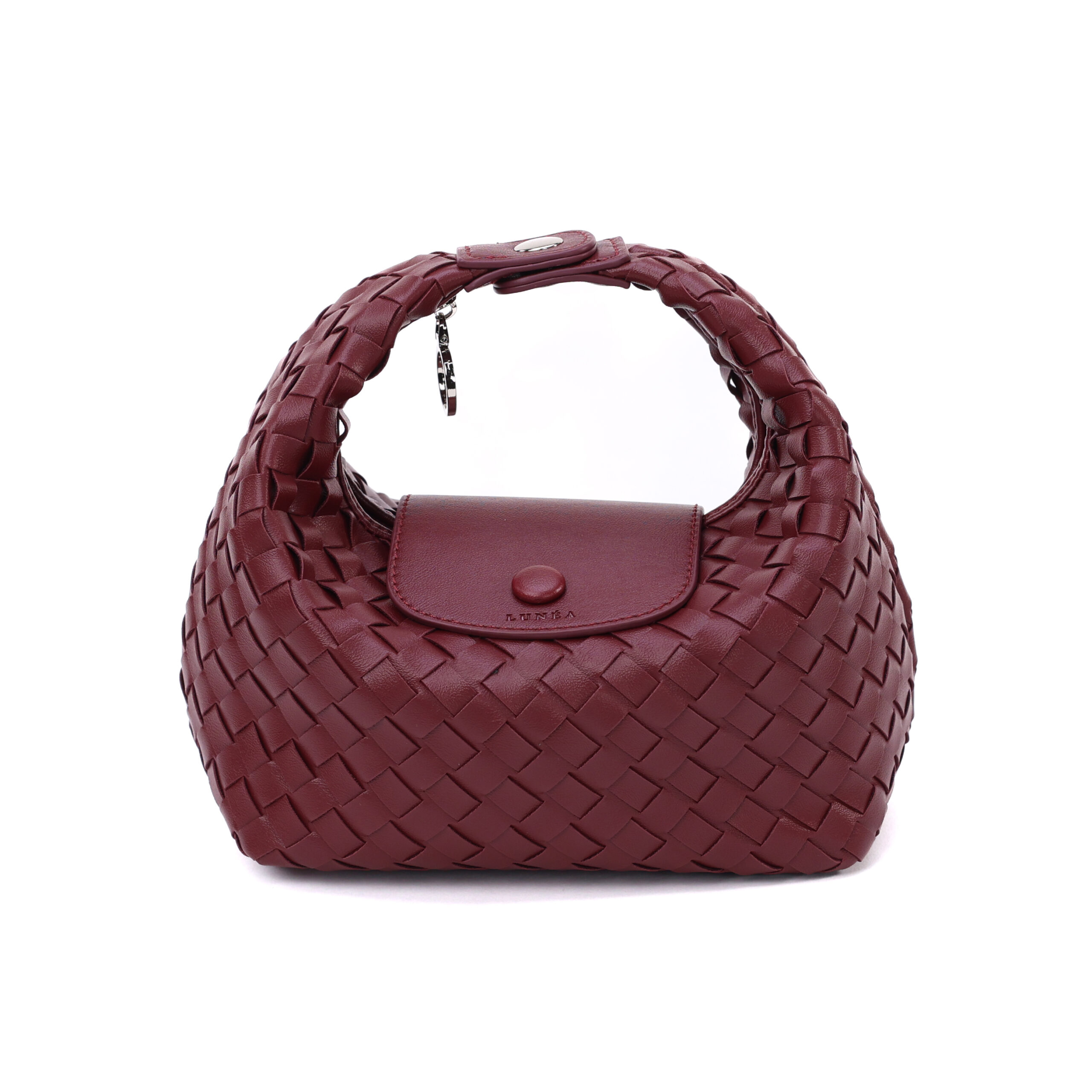 Orika Woven Shoulder & Crossbody Bag-Burgundy